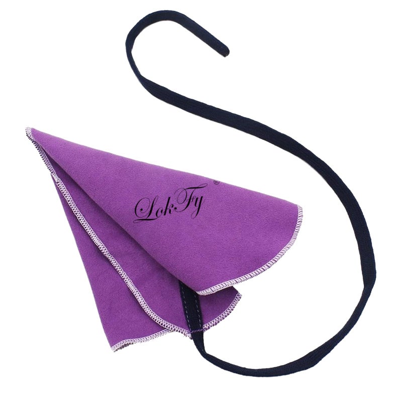LokFy Cleaning Cloth Swab for Inside Tube Suitable for Clarinet Piccolo Flute Sax Saxophone (Purple) - Image 1